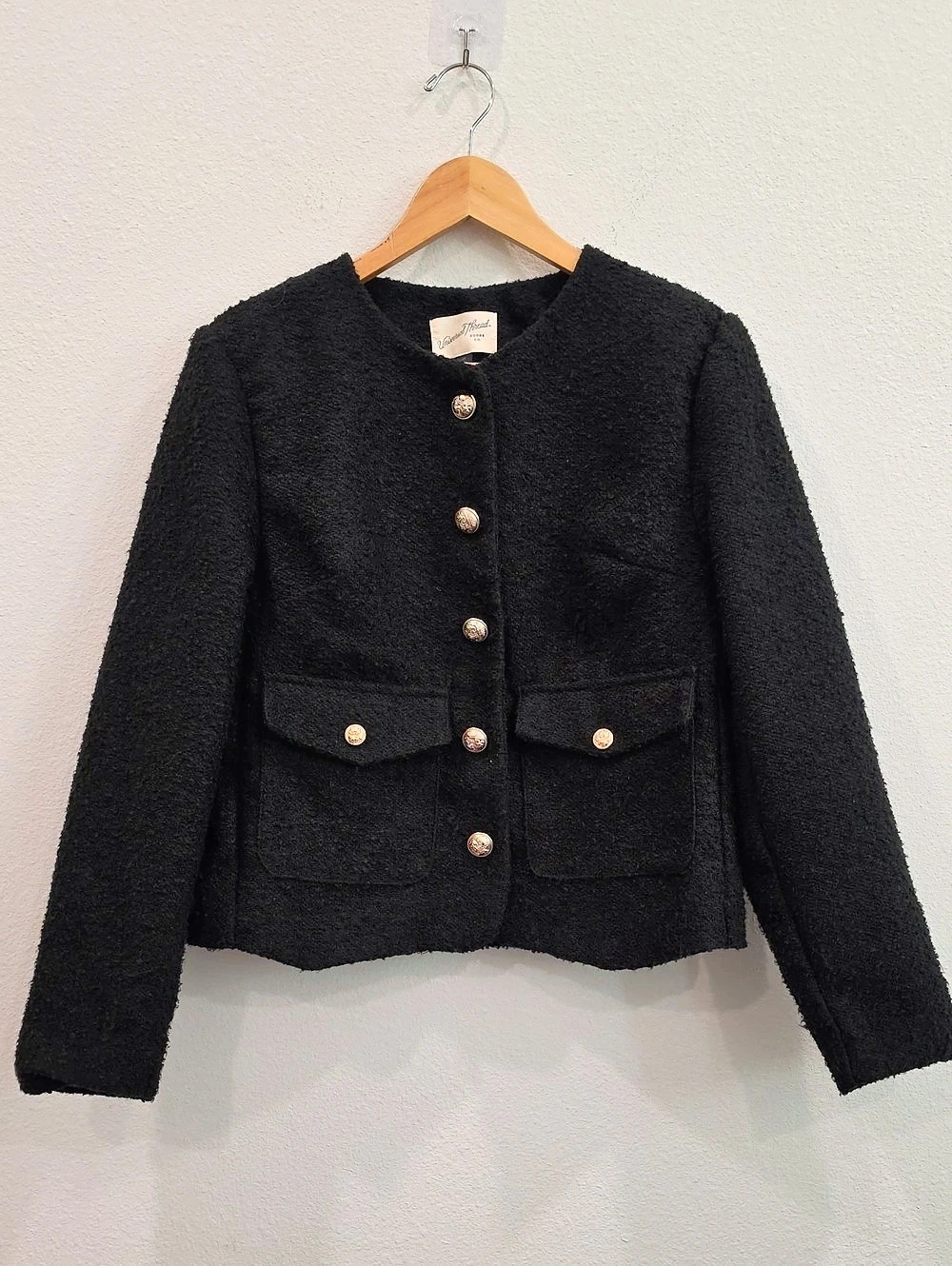 Universal Thread Black Boucle Blazer
